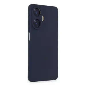 Realme C55 Kılıf Nano İçi Kadife Silikon - Mor