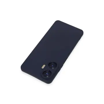 Realme C55 Kılıf Nano İçi Kadife Silikon - Mor