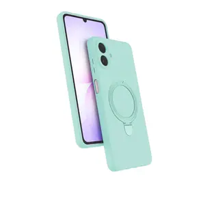 Samsung Galaxy A07 4g Regal Magsafe Standlı Kapak - Su Yeşili