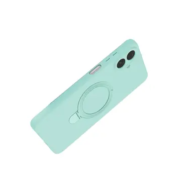 Samsung Galaxy A07 4g Regal Magsafe Standlı Kapak - Su Yeşili