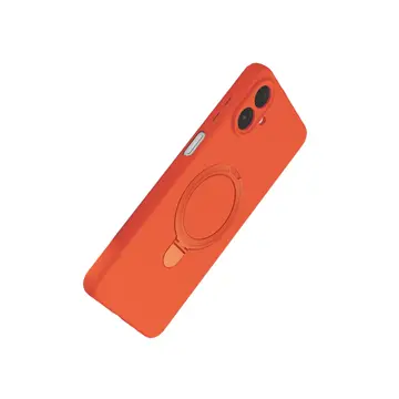 Samsung Galaxy A07 4g Regal Magsafe Standlı Kapak - Turuncu