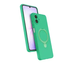 Samsung Galaxy A07 4g Regal Magsafe Standlı Kapak - Yeşil