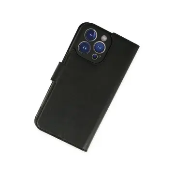 İphone 14 Pro Kılıf Trend S Plus Kapaklı Kılıf - Siyah