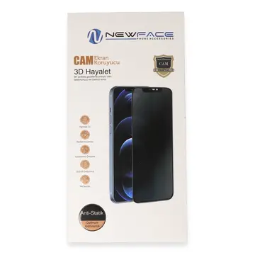 Samsung Galaxy A55 5g 3d Antistatik Hayalet Cam Ekran Koruyucu
