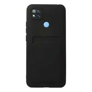 Xiaomi Redmi 9c Kılıf Kelvin Kartvizitli Silikon - Siyah