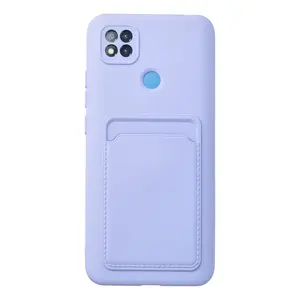 Xiaomi Redmi 9c Kılıf Kelvin Kartvizitli Silikon - Lila
