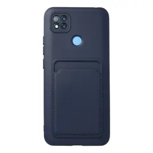 Xiaomi Redmi 9c Kılıf Kelvin Kartvizitli Silikon - Lacivert