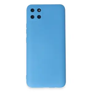 Realme C11 Kılıf Nano İçi Kadife Silikon - Mavi