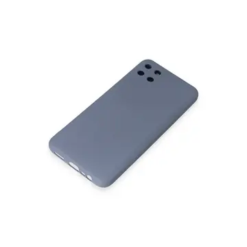 Realme C11 Kılıf Nano İçi Kadife Silikon - Gri