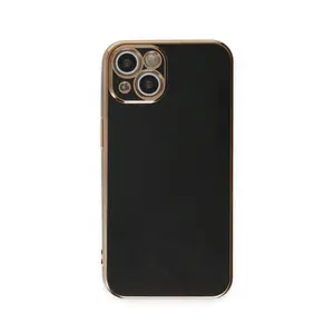 İphone 15 Kılıf Volet Silikon - Siyah
