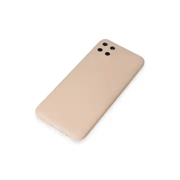 Realme C11 Kılıf Nano İçi Kadife Silikon - Pudra