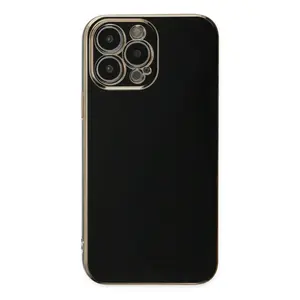 İphone 15 Pro Max Kılıf Volet Silikon - Siyah