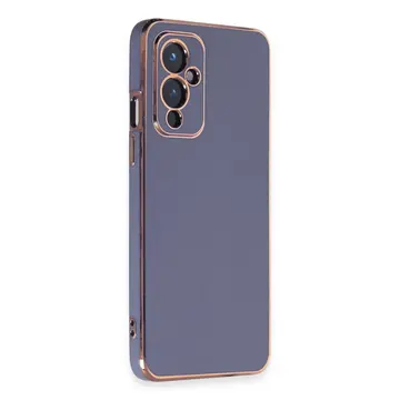 One Plus 9 Kılıf Volet Silikon - Mavi