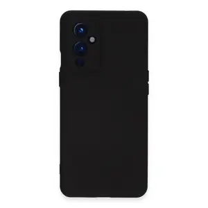 One Plus 9 Kılıf Nano İçi Kadife Silikon - Siyah