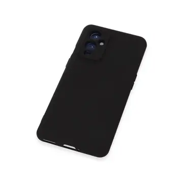 One Plus 9 Kılıf Nano İçi Kadife Silikon - Siyah