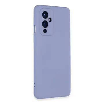One Plus 9 Kılıf Nano İçi Kadife Silikon - Lila