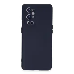 One Plus 9 Pro Kılıf Nano İçi Kadife Silikon - Lacivert