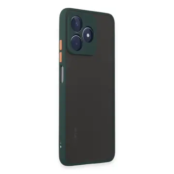 Realme C53 Kılıf Montreal Silikon Kapak - Yeşil