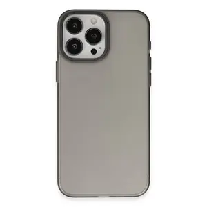 İphone 15 Pro Max Kılıf Modos Metal Kapak - Siyah