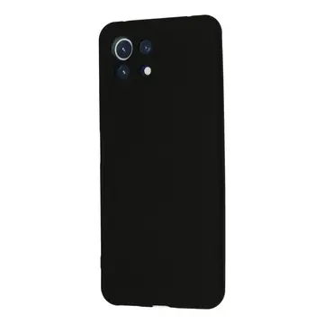 Xiaomi Mi 11 Lite Kılıf Nano İçi Kadife Silikon - Siyah