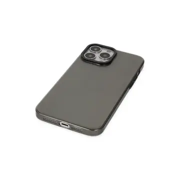 İphone 14 Pro Kılıf Anka Pc Sert Metal Kapak - Siyah