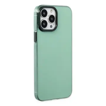 İphone 14 Pro Kılıf Anka Pc Sert Metal Kapak - Yeşil