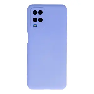 Oppo A54 4g Kılıf Nano İçi Kadife Silikon - Lila
