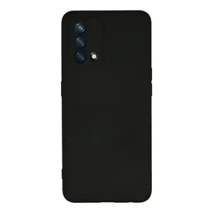 Oppo A74 4g Kılıf Nano İçi Kadife Silikon - Siyah