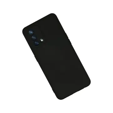 Oppo A74 4g Kılıf Nano İçi Kadife Silikon - Siyah
