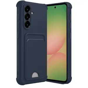 Samsung Galaxy A17 5g Kelvin Kartvizitli Silikon - Lacivert
