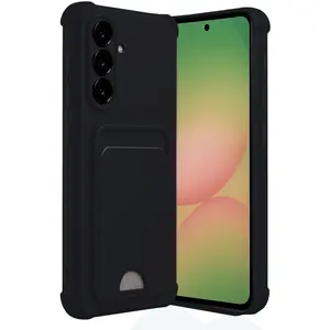 Samsung Galaxy A17 5g Kelvin Kartvizitli Silikon - Siyah