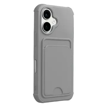 İphone 17 Kelvin Kartvizitli Silikon - Gri