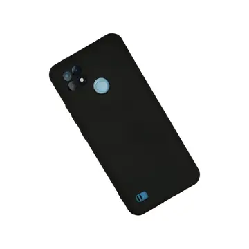 Realme C21 Kılıf Nano İçi Kadife Silikon - Siyah