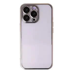 İphone 14 Pro Max Kılıf Razer Lensli Silikon - Gold