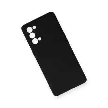 Oppo Reno 5 Kılıf Nano İçi Kadife Silikon - Siyah