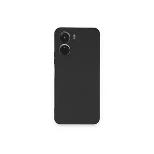 Vivo Y16 Kılıf Nano İçi Kadife Silikon - Siyah