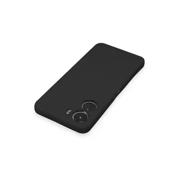 Vivo Y16 Kılıf Nano İçi Kadife Silikon - Siyah
