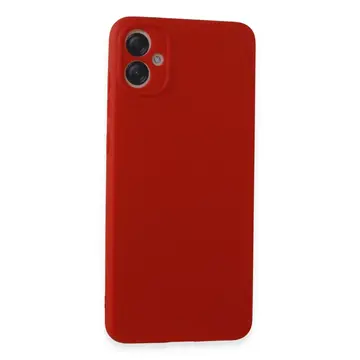 Samsung Galaxy A05 Kılıf First Silikon - Kırmızı