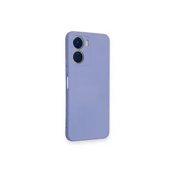 Vivo Y16 Kılıf Nano İçi Kadife Silikon - Lila