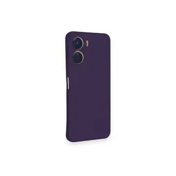 Vivo Y16 Kılıf Nano İçi Kadife Silikon - Mor
