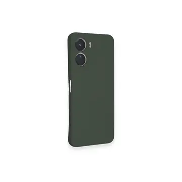 Vivo Y16 Kılıf Nano İçi Kadife Silikon - Koyu Yeşil