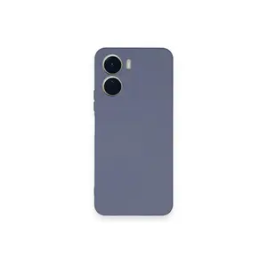 Vivo Y16 Kılıf Nano İçi Kadife Silikon - Gri