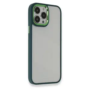 İphone 14 Pro Kılıf Dora Kapak - Haki Yeşil