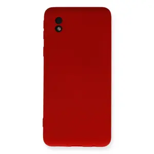 Samsung Galaxy A01 Core Kılıf Nano İçi Kadife Silikon - Kırmızı