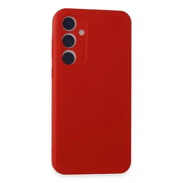 Samsung Galaxy A15 4g Kılıf First Silikon - Kırmızı