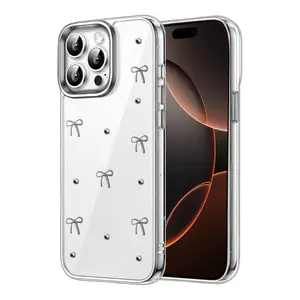 İphone 15 Pro Fiyonk Desenli Kapak - Desen 5
