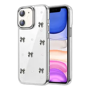 İphone 12 Fiyonk Desenli Kapak - Desen 8
