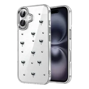 İphone 16 Fiyonk Desenli Kapak - Desen 1
