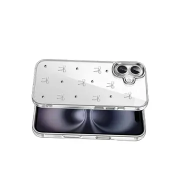 İphone 16 Fiyonk Desenli Kapak - Desen 5