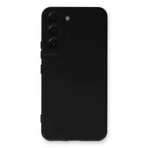 Samsung Galaxy S23 Kılıf Nano İçi Kadife Silikon - Siyah